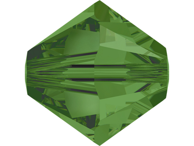 Swarovski Doppelkegel Perlen 5328 6mm Fern Green